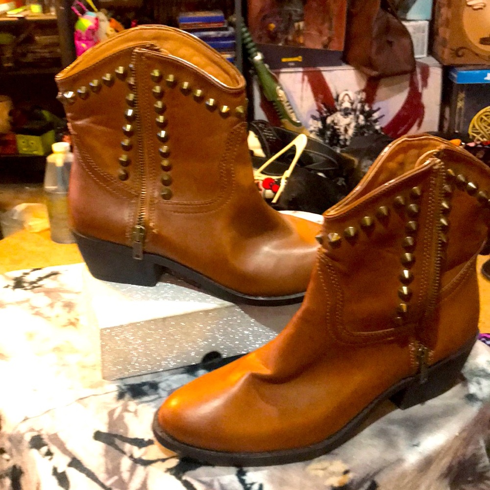 Rock & Republic Studded Ankle Boots